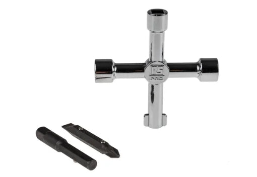 RS PRO Diecast Zinc 5-way Control Cabinet Key