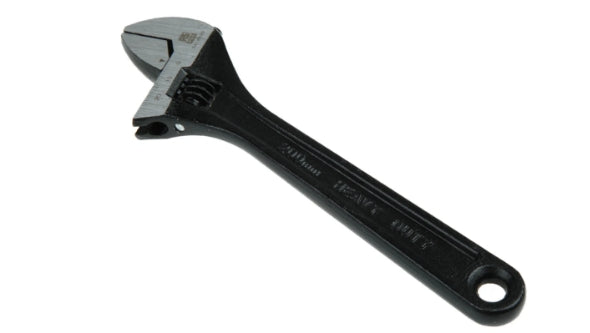 RS PRO Adjustable Spanner, 203.2 mm Overall, 26.8mm Jaw Capacity, Metal Handle