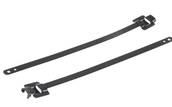 RS PRO Cable Tie, Releasable, 230mm x 10 mm, Metallic 316 Stainless Steel, Pk-100