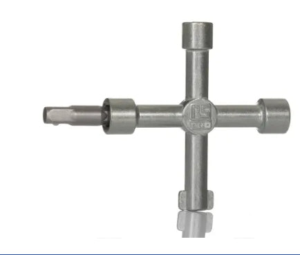 RS PRO Zinc Alloy 5-way Control Cabinet Key