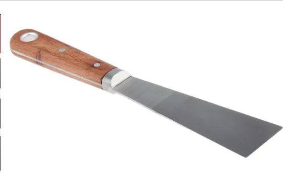 Hardwood 38 mm Putty Knife Scraper With Polished Blade