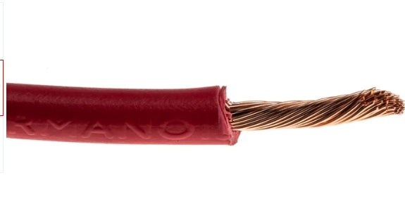 RS PRO Red 2.5 mm² Hook Up Wire, 13 AWG, 50/0.25 mm, 100m, PVC Insulation