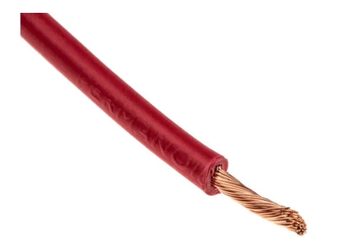 RS PRO Red 2.5 mm² Hook Up Wire, 13 AWG, 50/0.25 mm, 100m, PVC Insulation