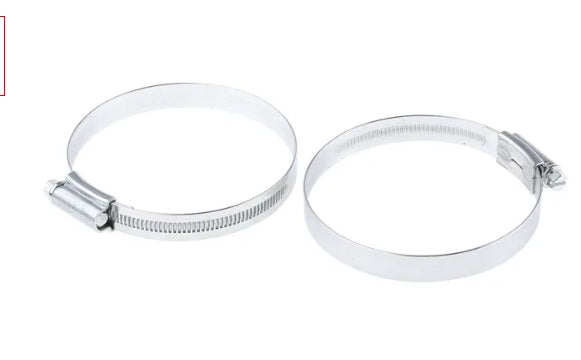 HI-GRIP Steel Slotted Hex Worm Drive, 13mm Band Width, 70 → 90mm ID