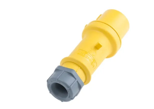 MENNEKES, ProTOP IP44 Yellow Cable Mount 3P Industrial Power Plug, Rated At 16A, 110 V