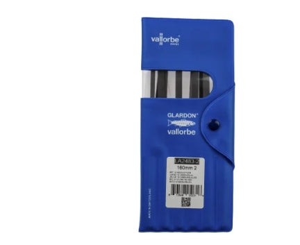 Vallorbe 160mm, Second Cut Needle File Set