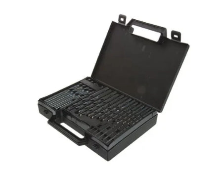 RS PRO 25-Piece Twist Drill Bit Set for Metal, 13mm Max, 1mm Min, HSS Bits