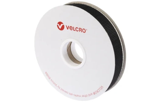 Velcro Black Hook Tape, 20mm x 5m