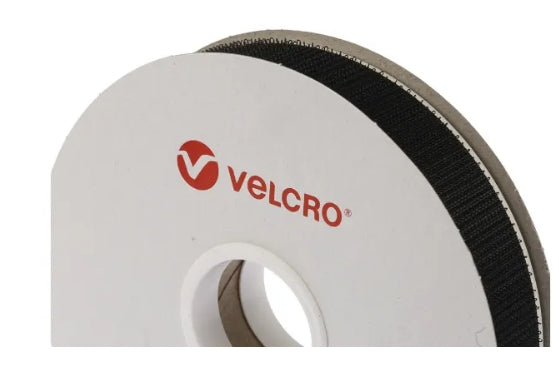 Velcro Black Hook Tape, 20mm x 5m