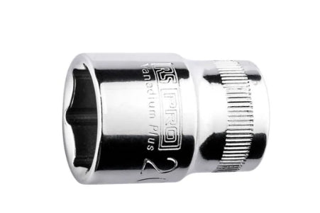 RS PRO 1/2 in Drive 17mm Standard Socket, 6 point, 38 mm Overall Length