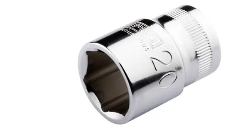 RS PRO 1/2 in Drive 17mm Standard Socket, 6 point, 38 mm Overall Length
