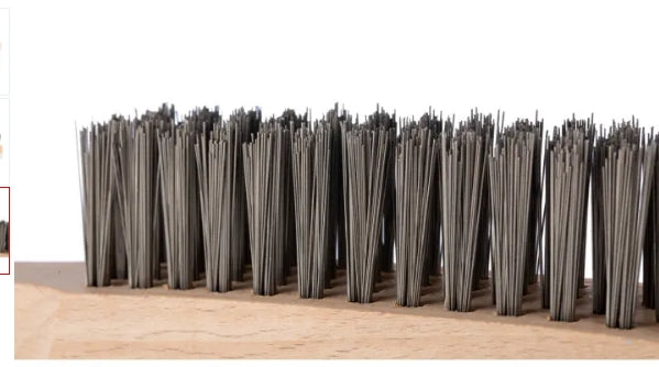 Cottam Wood 37mm Steel Wire Brush, For Engineering, General Cleaning, Rust Remover