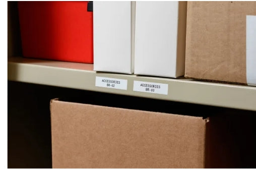 Brady B-595 Vinyl White Cable Labels, 50.8mm Width