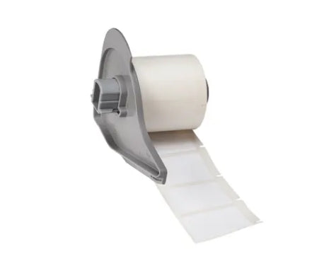 Brady B-423 Polyester White Label Roll, 38.1mm Width, 25.4mm Height