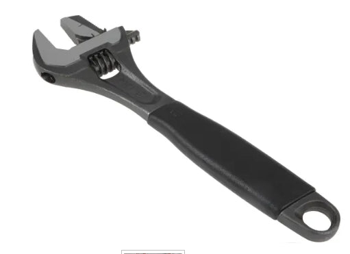 Bahco Adjustable Spanner, 208 mm Overall, 28mm Jaw Capacity, Plastic Handle