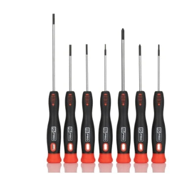 RS PRO Phillips; Slotted Precision Screwdriver Set, 7-Piece