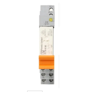 Phoenix Contact PLC-RSC- 24DC/21-21 Series Interface Relay, DIN Rail Mount, 24V dc Coil, DPDT, 2-Pole