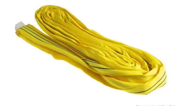 RS PRO 3m Yellow Lifting Sling Round, 3t