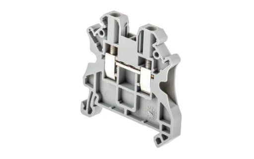 Phoenix Contact UT 2.5 Series Grey Feed Through Terminal Block, 0.14 → 4mm², Single-Level, Screw Termination,