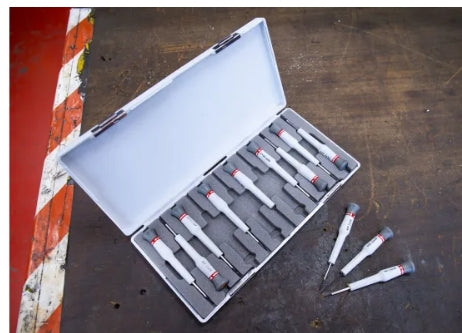 Facom 12 Piece Electronics Tool Kit with Case