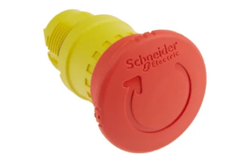 Schneider Electric Harmony XB5 Series Twist Release Emergency Stop Push Button, Panel Mount, 22mm Cutout, SPDT, IP66,