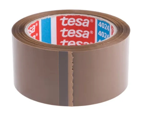 Tesa 4024 Brown Packing Tape, 66m x 50mm