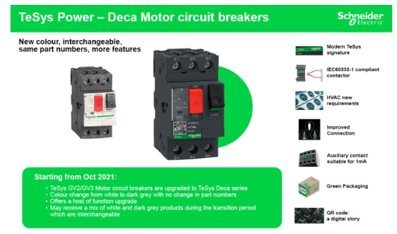Schneider Electric Auxiliary Contact, 2 Contact, 1NC + 1NO, Side Mount, TeSys