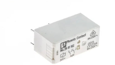 Phoenix Contact PCB Mount Power Relay, 24V dc Coil, 8A Switching Current, DPDT