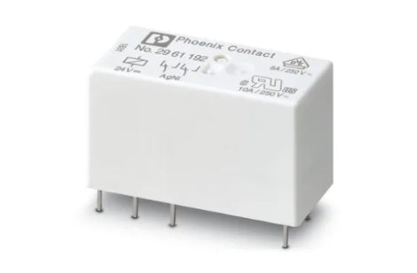 Phoenix Contact PCB Mount Power Relay, 24V dc Coil, 8A Switching Current, DPDT