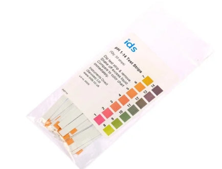 Single Parameter(s) pH Test Strips, max. measurement 14pH - 50 strips