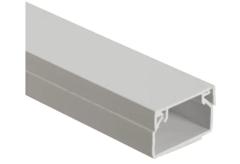 Schneider Electric SA White Mini Trunking Self-Adhesive - Closed Slot, W25 mm x D16mm, L3m, uPVC