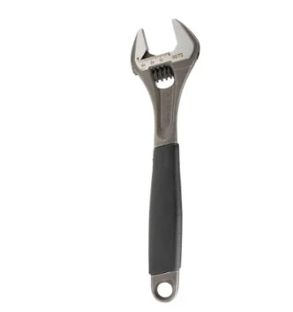 Bahco Adjustable Spanner, 308 mm Overall, 34mm Jaw Capacity, Plastic Handle