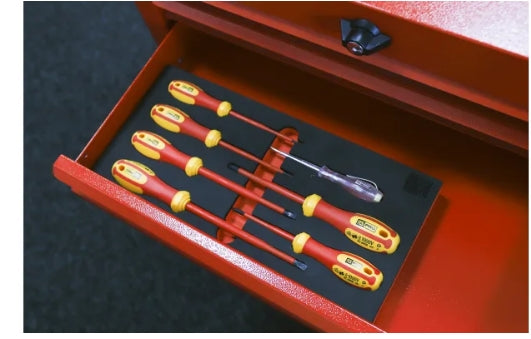 RS PRO Phillips; Slotted Insulated Screwdriver Set, 7-Piece