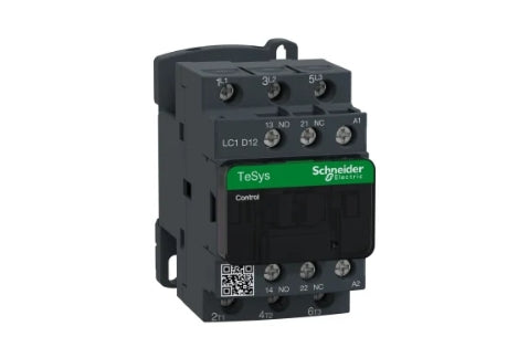 Schneider Electric TeSys D LC1D Contactor, 24 V ac Coil, 3-Pole, 12 A, 5.5 kW, 3NO, 690 V ac