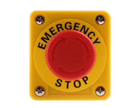 Omron A22E Series Twist Release Emergency Stop Push Button, Panel Mount, SPDT, IP65