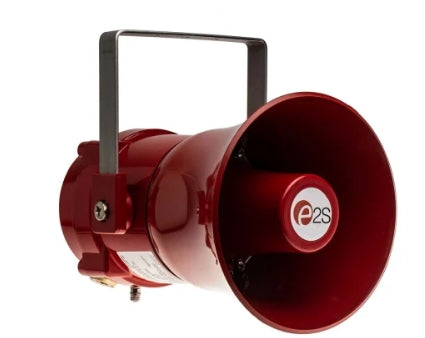 e2s BexL15 15W Red Horn Speaker, 400 Hz → 8 kHz, IP66, IP67