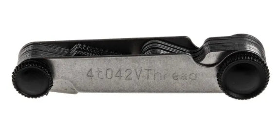 RS PRO, 30 Blades Thread Pitch Gauge, Imperial thread type