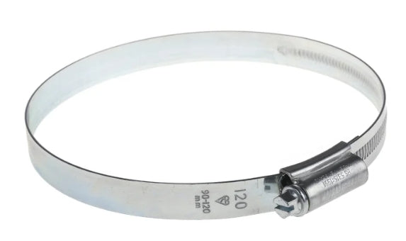 HI-GRIP Steel Slotted Hex Worm Drive, 13mm Band Width, 90 → 120mm ID