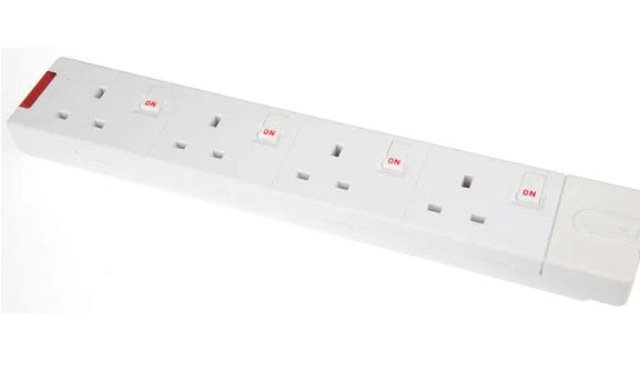 RS PRO 4 Socket Type G - British Trailing Socket