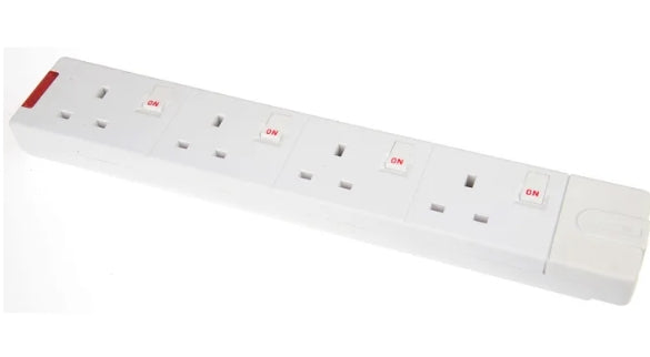 RS PRO 4 Socket Type G - British Trailing Socket