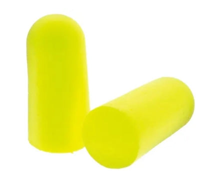 3M E.A.R Soft Yellow Neons Series Yellow Disposable Uncorded Ear Plugs, 36dB Rated, 250 Pairs