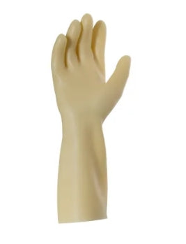 Penta Beige Latex Electrical Protection Electrical Insulating Gloves, Size 10, Large, Latex Coating