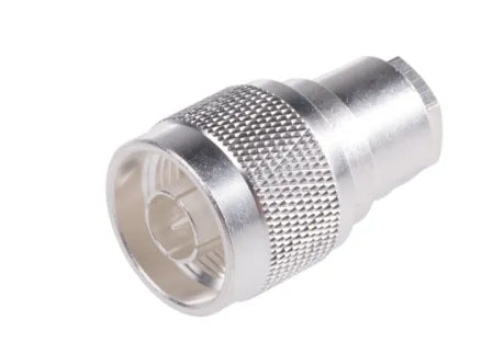 TE Connectivity, Plug Cable Mount N Connector, 50Ω, Solder Termination, Straight Body