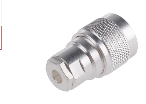 TE Connectivity, Plug Cable Mount N Connector, 50Ω, Solder Termination, Straight Body