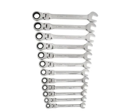 GearWrench 12-Piece Spanner Set, 8 → 19 mm