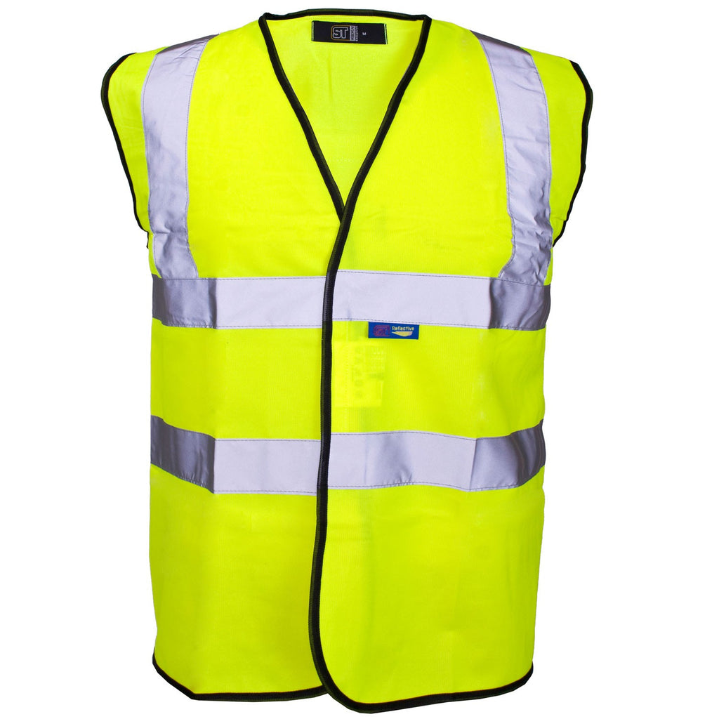 WAISTCOAT,HIGH-VISIBILITY,LARGE,YELLOW