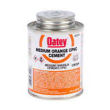 CEMENT,ORANGE,CPVC,ASTM D-2846,8OZ CAN