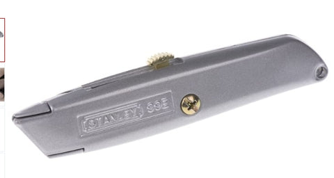 Stanley Safety Knife with Straight Blade, Retractable