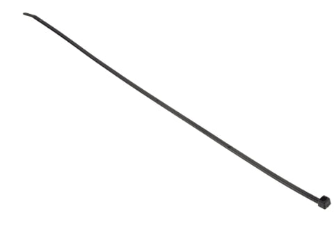 HellermannTyton Cable Tie, 390mm x 4.6 mm, Black Polyamide 6.6 (PA66), Pk-100