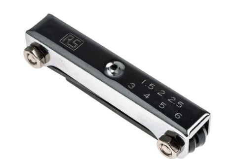 RS PRO 7 piece Folding Metric Hex Key Set, 1.5 → 6mm